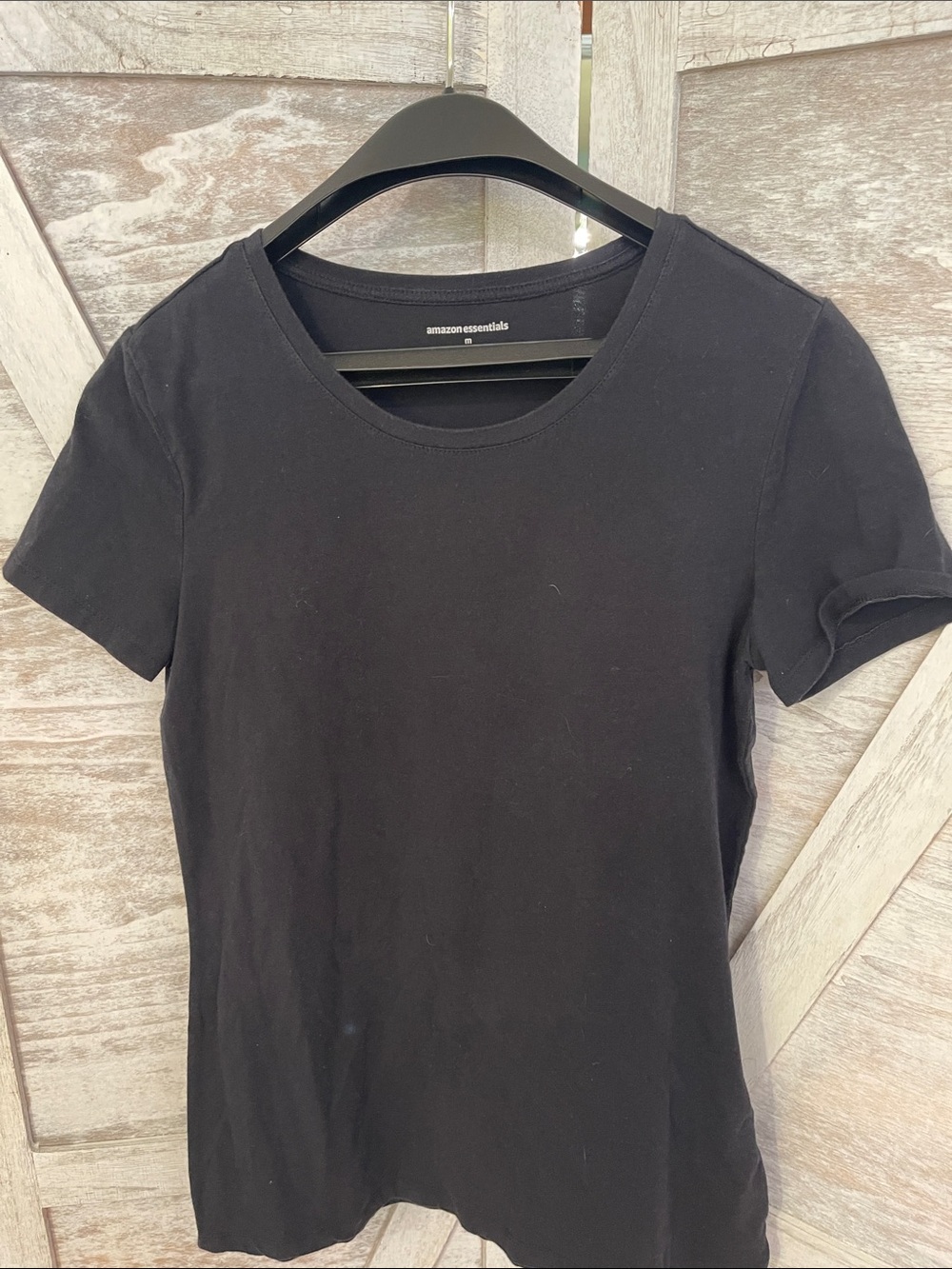 Amazon Essentials Black Women’s Short-Sleeve Crewneck Tee